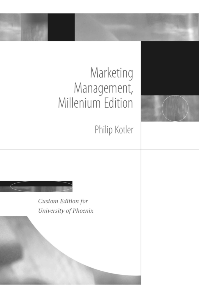 Marketing Management: Millennium Edition