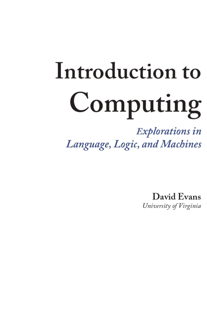 Introduction to Computing I