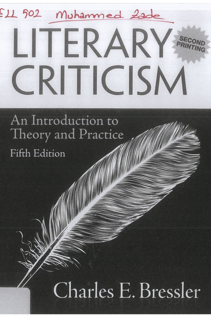 Literary Criticism: An Introduction to Theory and Practice