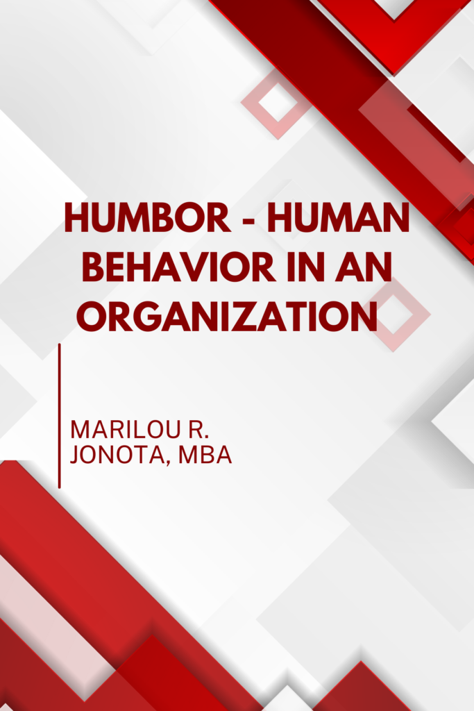 HUMBOR – Human Behavior in an Organization