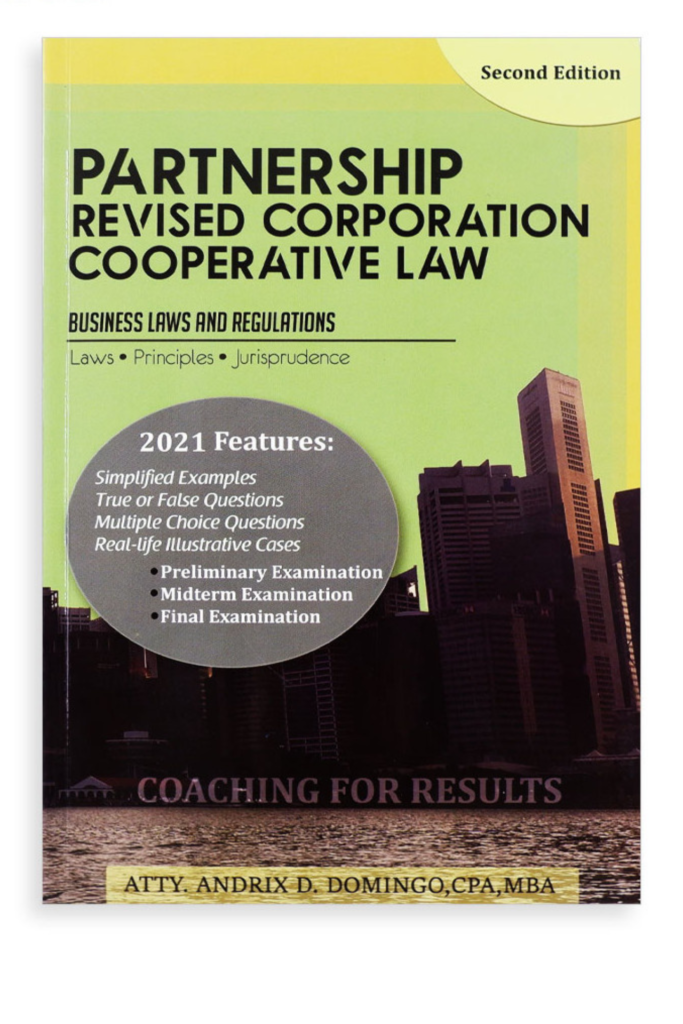 Partnership, Revised Corporation, Cooperative Law (2nd Edition) 