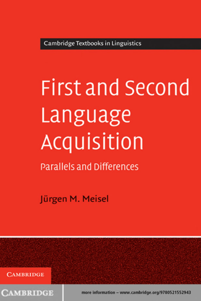 First and Second Language Acquisition