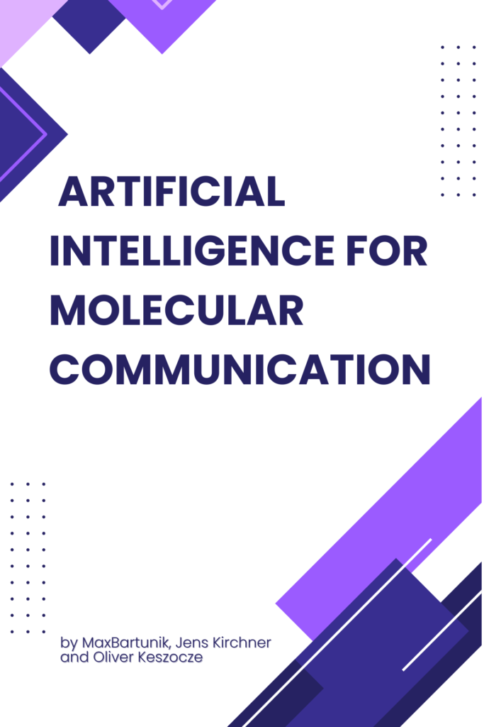 Artificial intelligence for molecular communication