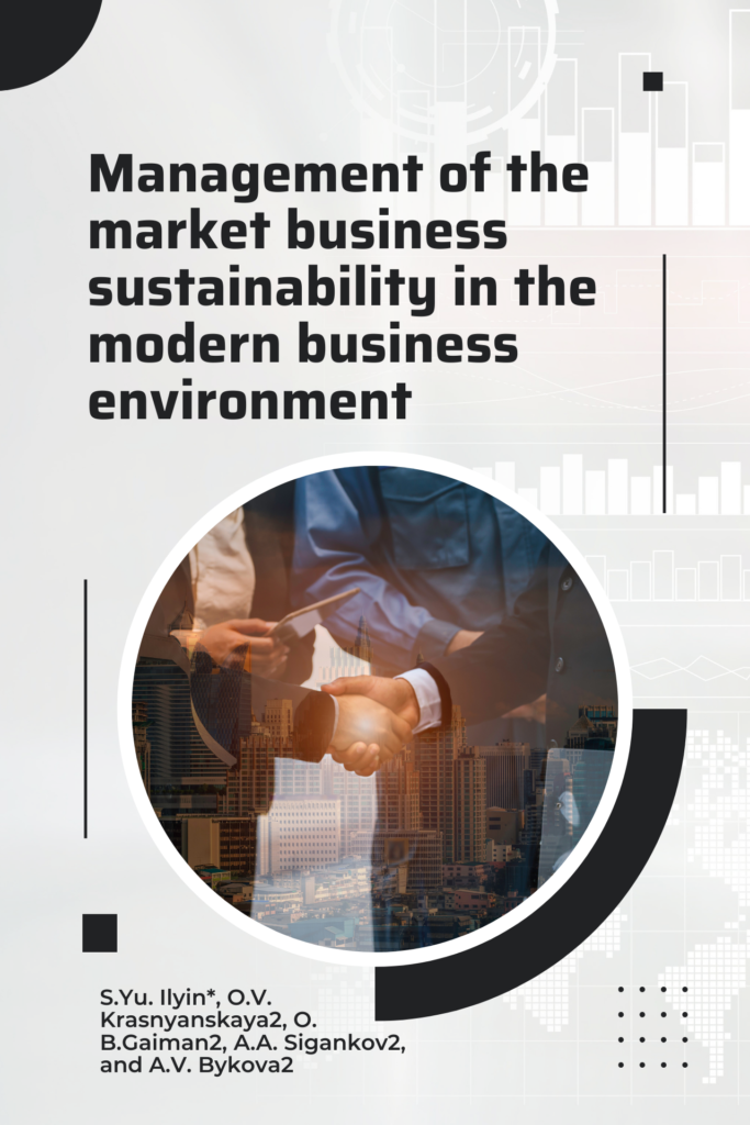 Management of the market business  sustainability in the modern business  environment