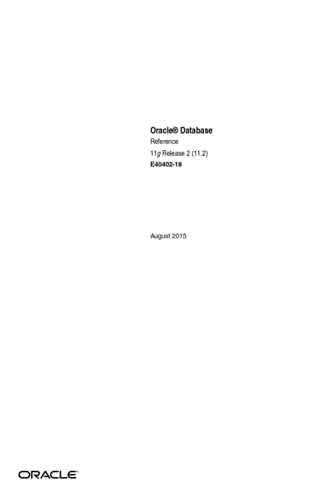 Oracle Database Book