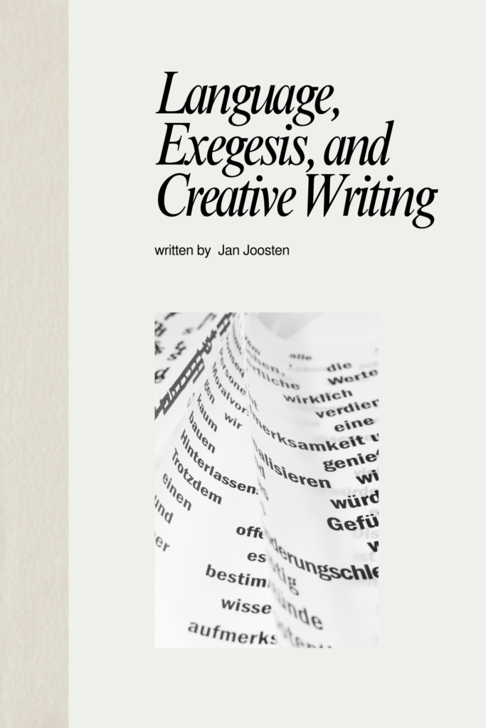 Language, Exegesis, and Creative Writing in  Chronicles