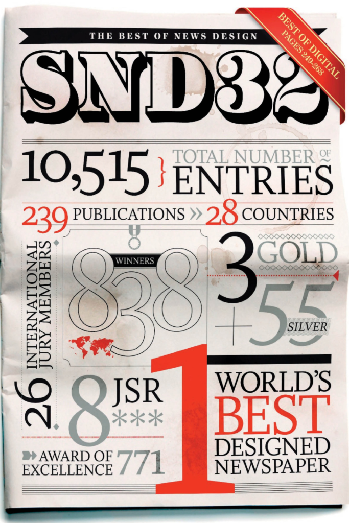 The Best of News Design, 32nd Edition