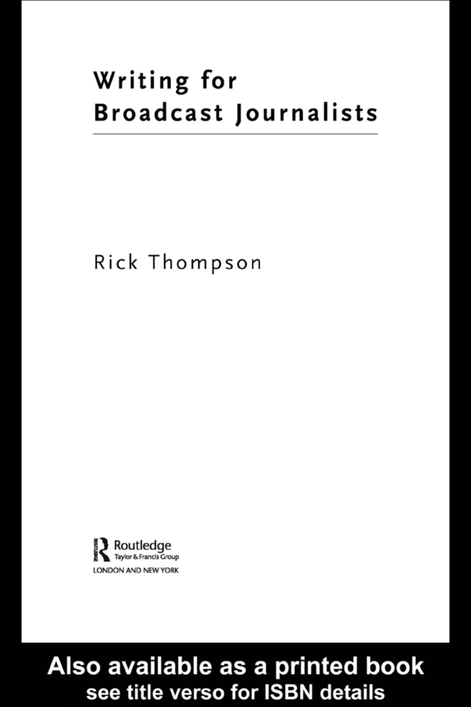 Writing for Broadcast journalists