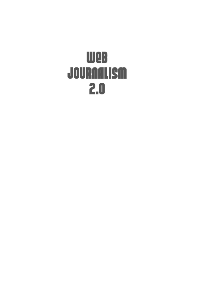 Sunil Saxena – Web Journalism 2.0-McGraw-Hill Education (2012)