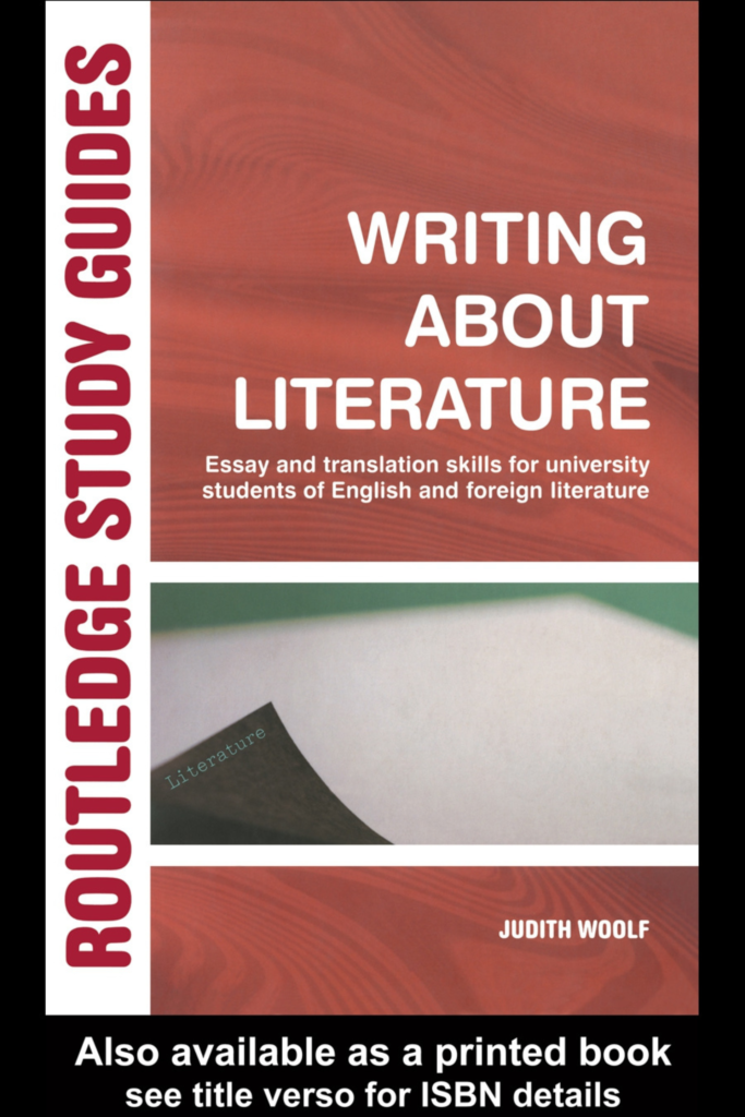 Writing about Literature: Essay and Translation Skills for University Students of English and Foreign Literature