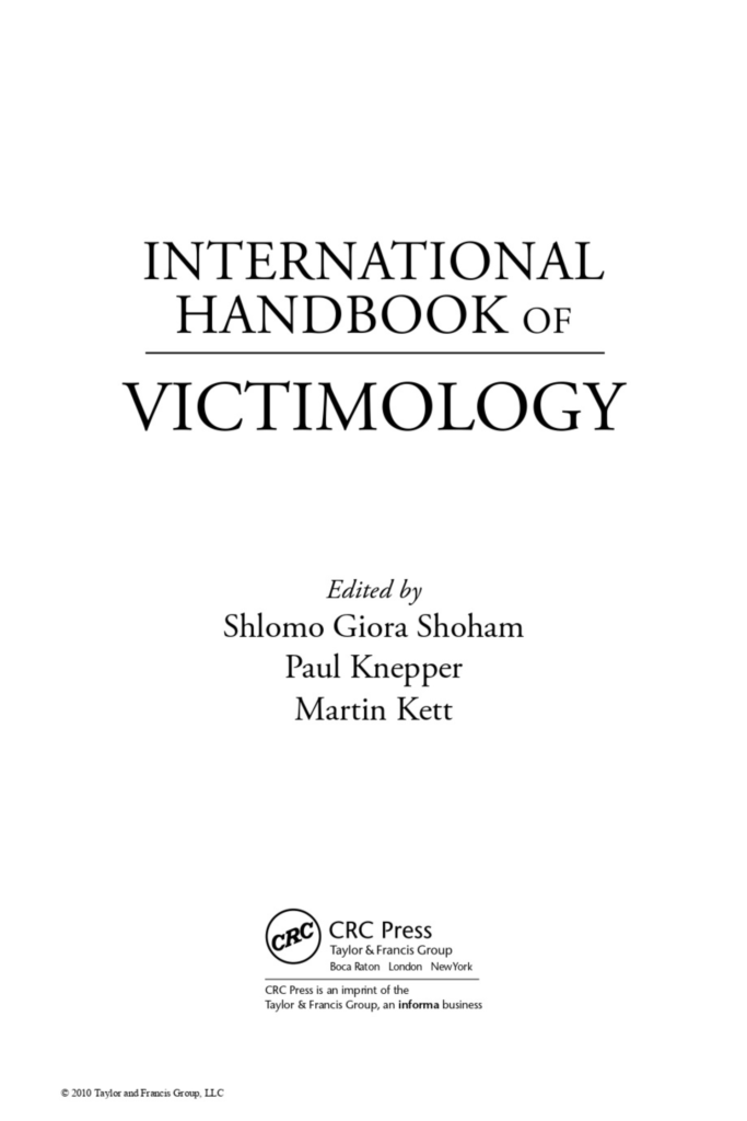 International Handbook of Victimology