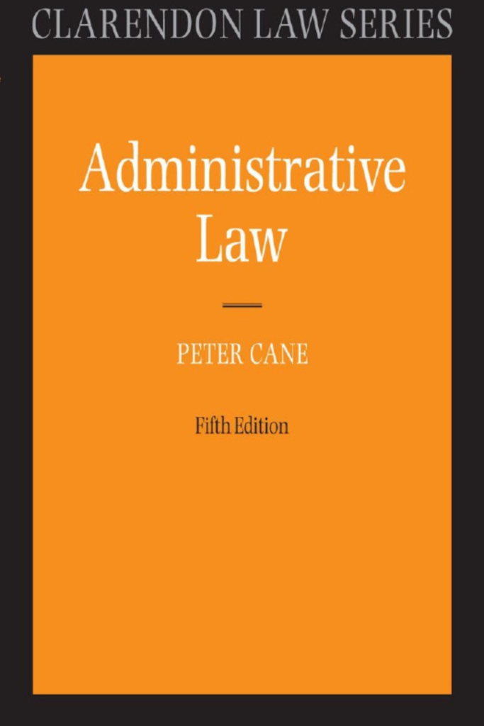 Administrative Law (Clarendon Law Series, Fifth Edition)