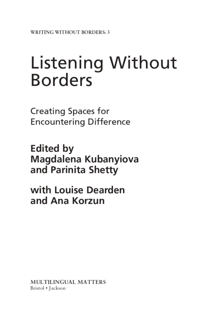 Listening Without Borders  Multilingualism & Language Learning (selected chapters , OA monograph)