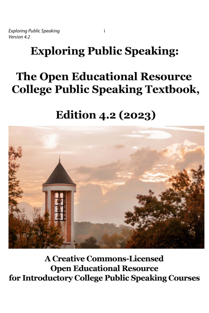 Exploring Public Speaking (4th ed.)