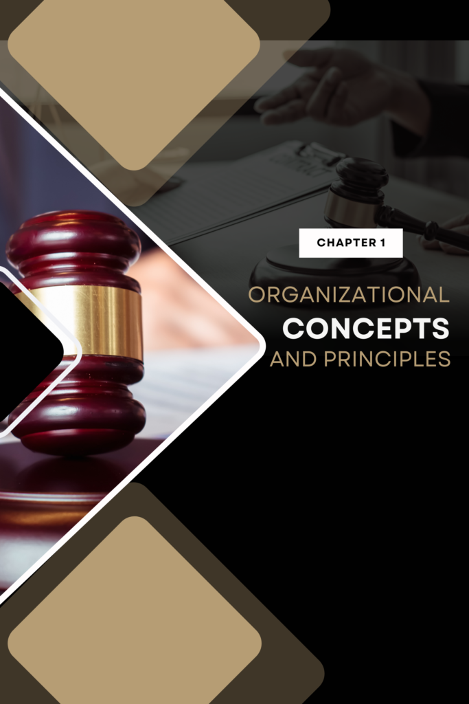 Organizational Concepts and Principles