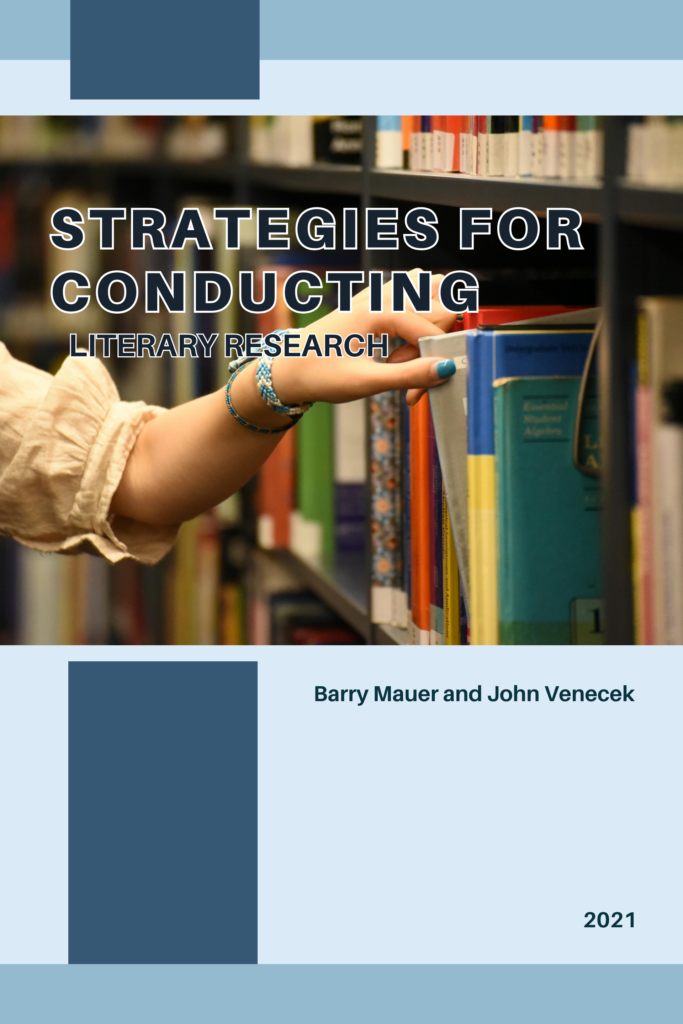 Strategies for Conducting Literary Research, 2e
