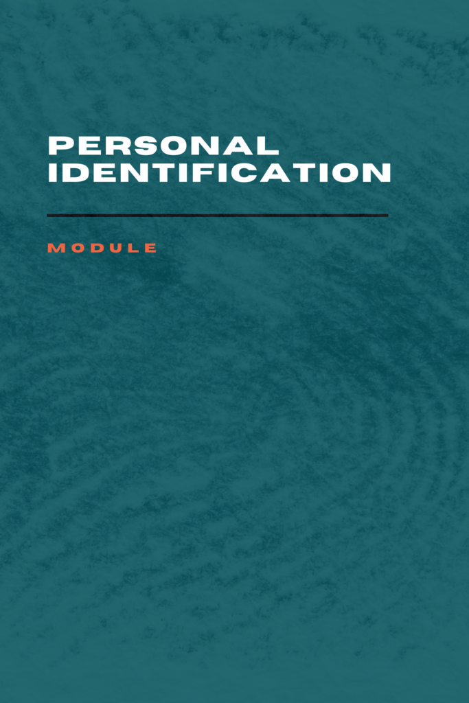 Personal Identification