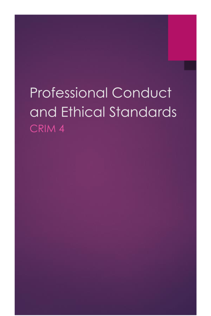 Professional Conduct and Ethical Standards : Philosophy of Ethics, Morality, Standard Behavior, Values, and Social Norms