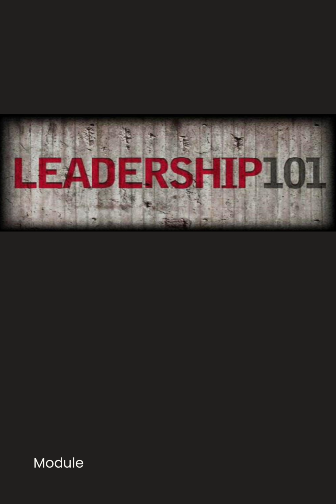 Chapter 1 – Leadership 101
