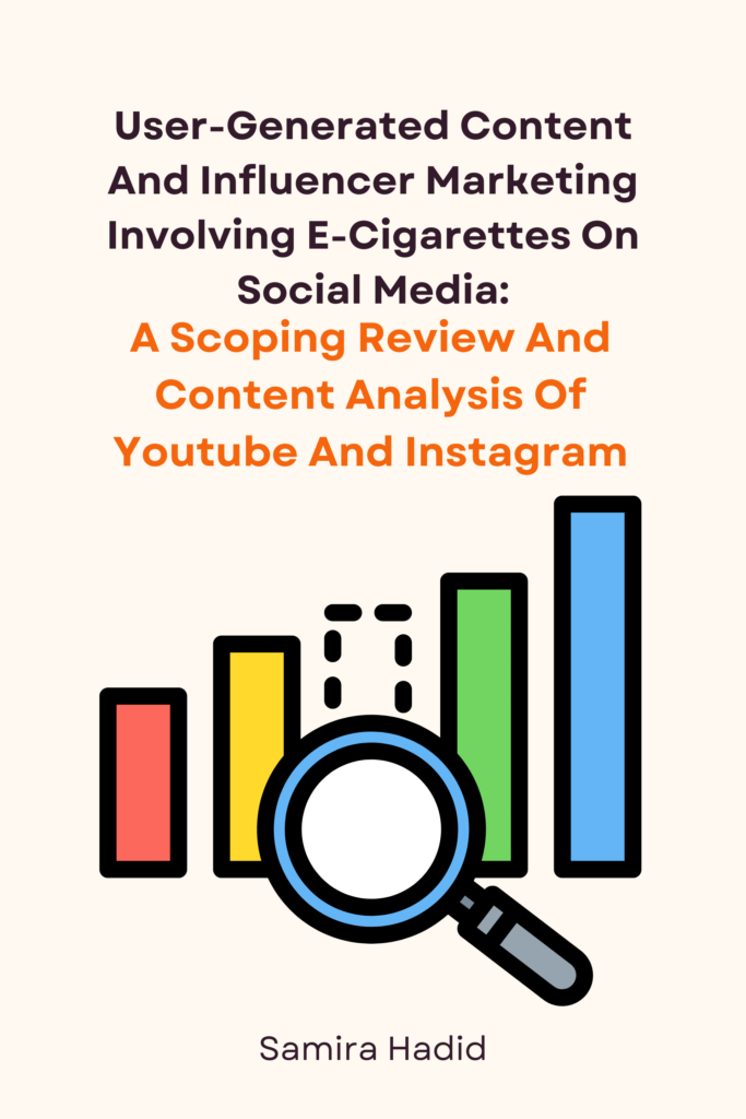 User-Generated Content And Influencer Marketing Involving E-Cigarettes  On Social Media: A Scoping Review And Content Analysis Of Youtube And  Instagram