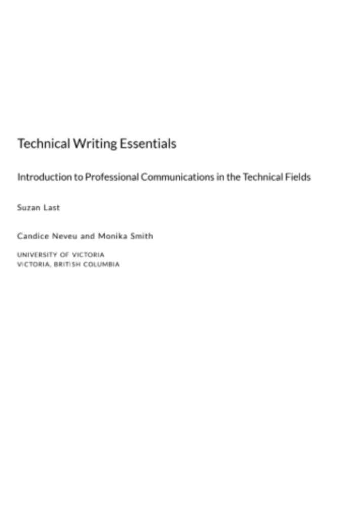 Technical Writing Essentials