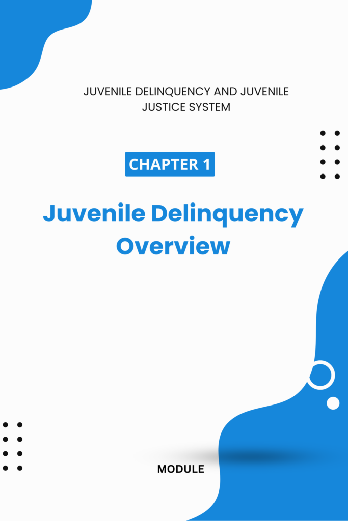 Juvenile Delinquency and Juvenile Justice System: CHAPTER 1.  Juvenile Delinquency Overview