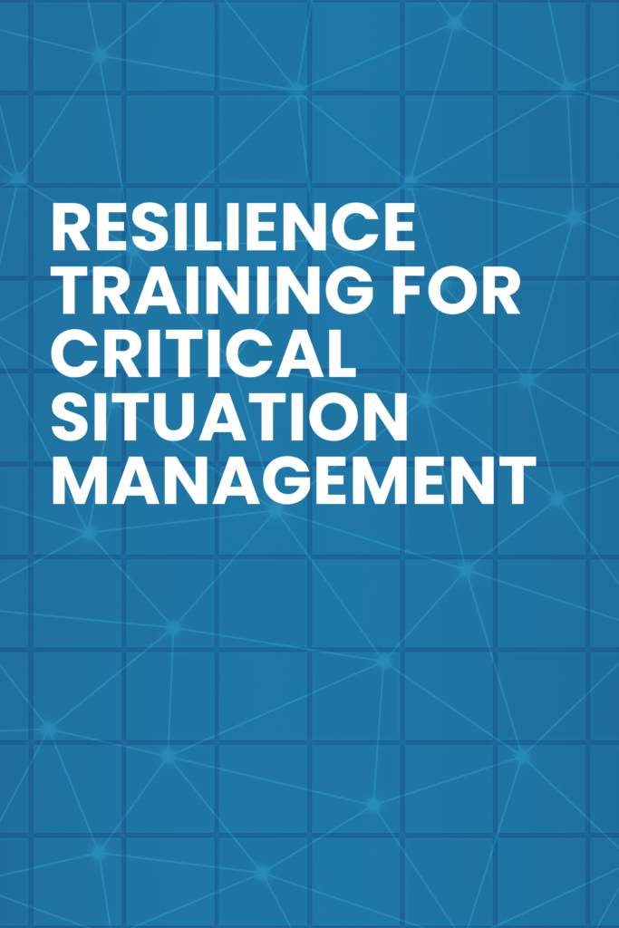 Resilience training for critical situation management. An umbrella and a systematic literature review