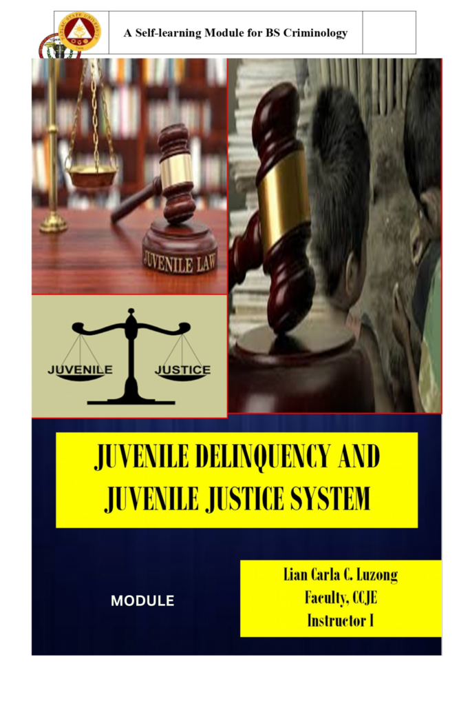 Juvenile Delinquency and Juvenile Justice System