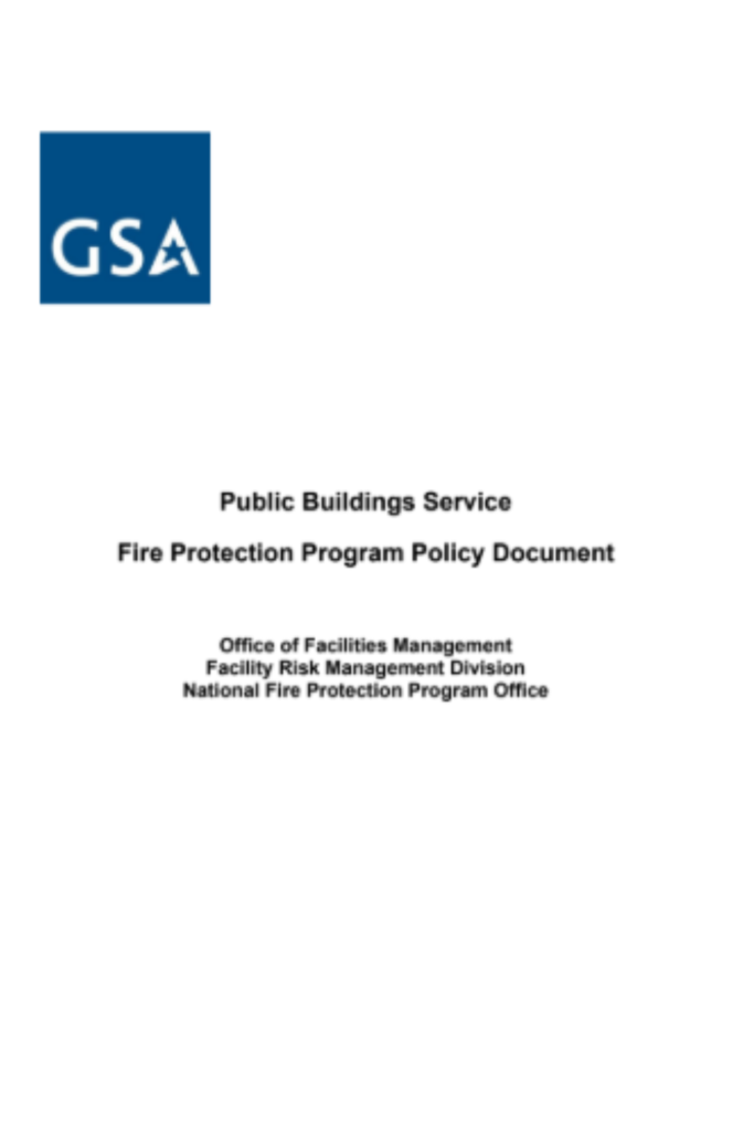 Public Buildings Service (PBS) Fire Protection Program Policy