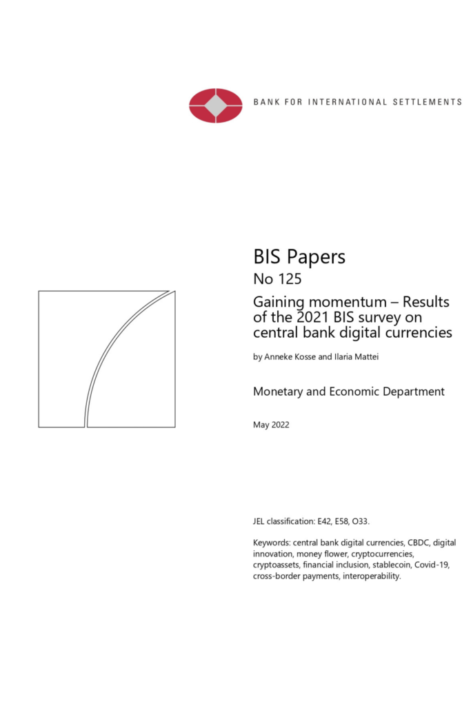 Results of The 2021 BIS Survey on Central Bank Digital Currency