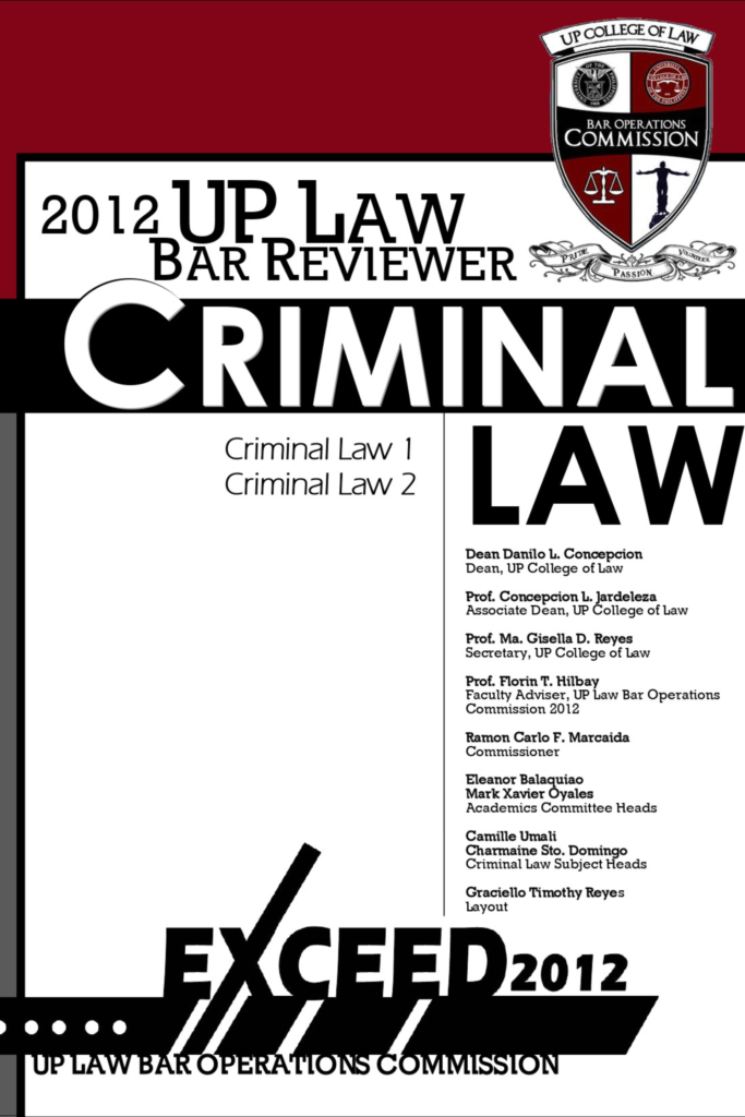 UP Law Bar Reviewer Operations Commission