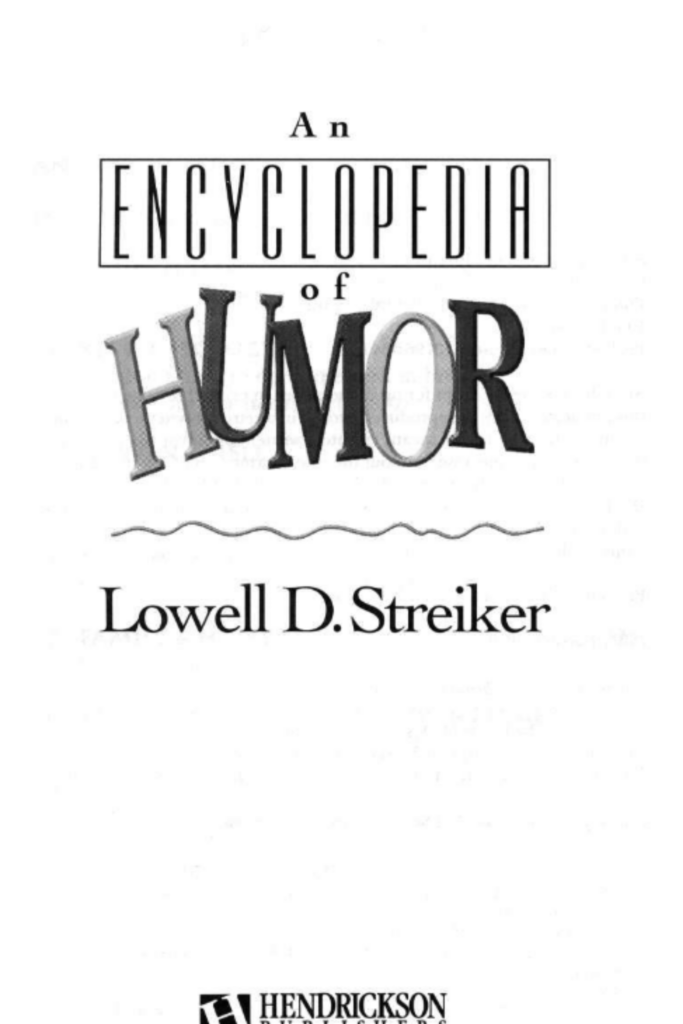 An Encyclopedia of Humor