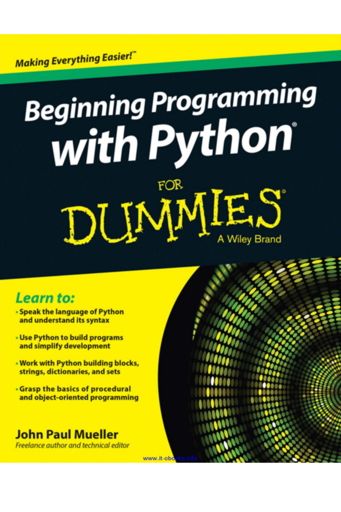Beginning Programming with Python For Dummies