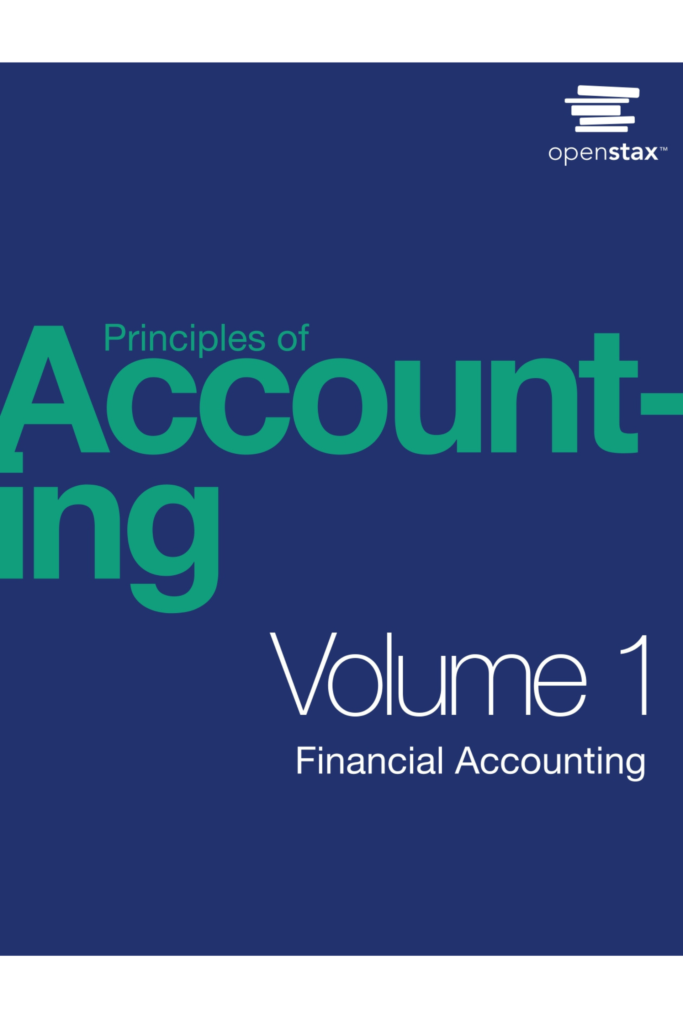 Principles of Accounting, Volume 1 — Financial Accounting