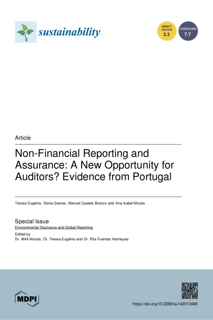 Non-Financial Reporting and Assurance: A New Opportunity for Auditors?  Evidence from Portugal