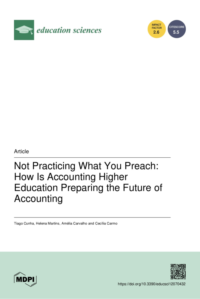Not Practicing What You Preach: How Is Accounting Higher Education  Preparing the Future of Accounting
