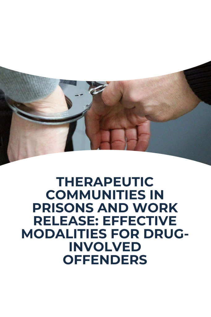Therapeutic Communities in Prisons and Work Release: Effective Modalities for Drug-Involved Offenders