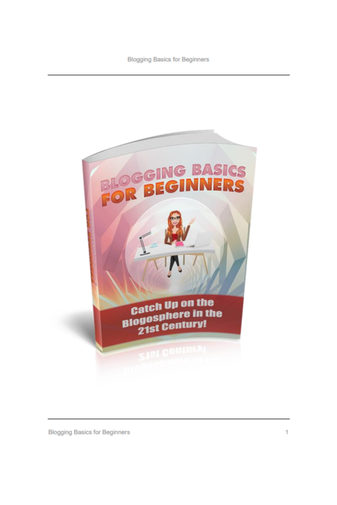 Blogging Basics for Beginners