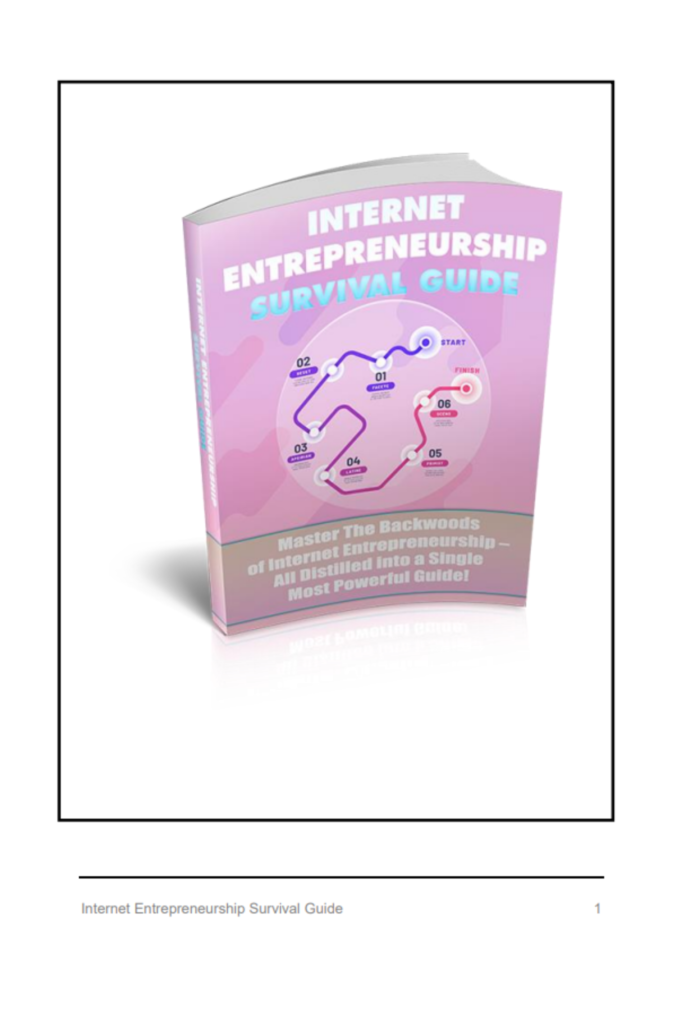 Internet Entrepreneurship Survival Guide