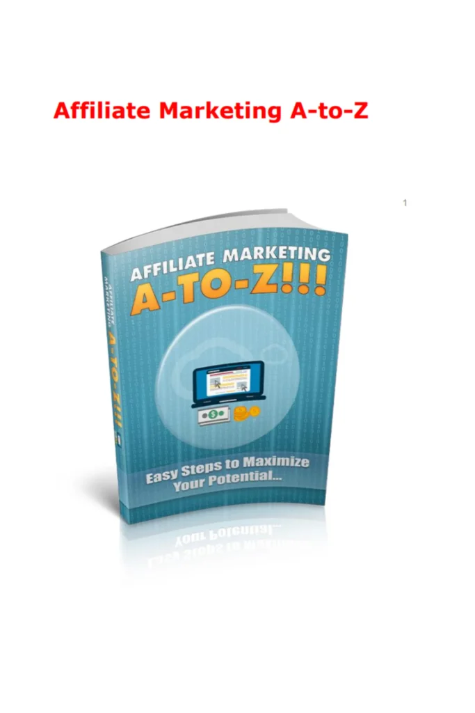 Affiliate Marketing A to Z