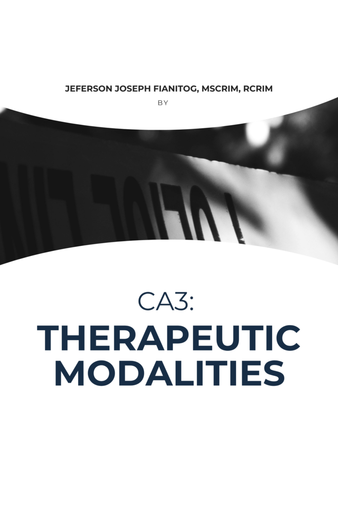 CA3: THERAPEUTIC MODALITIES