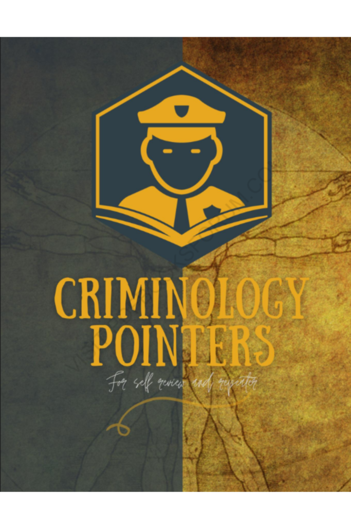 Criminology Pointers (Reviewer)