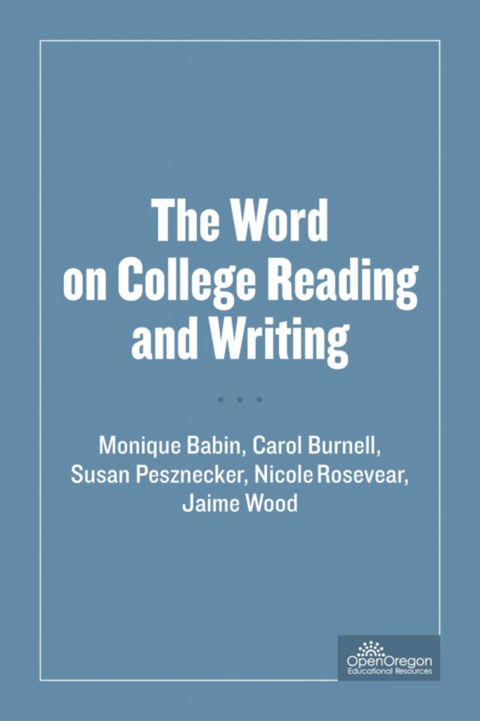 The Word on College Reading and Writing