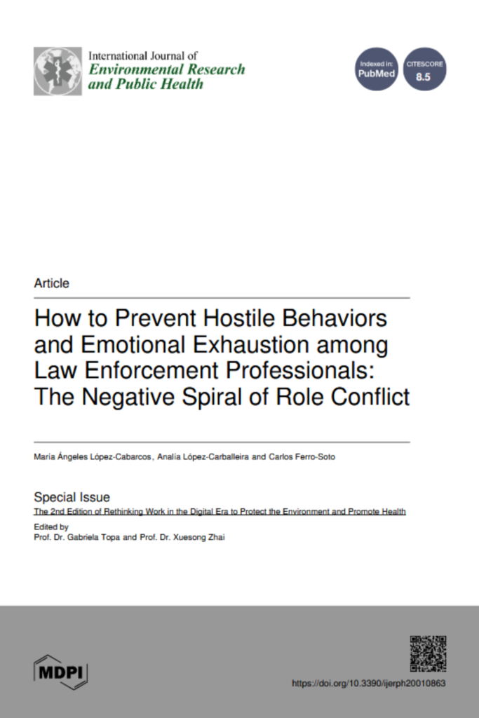 How to Prevent Hostile Behaviors and Emotional Exhaustion in Public Service Workers (IJERPH / MDPI, OA)