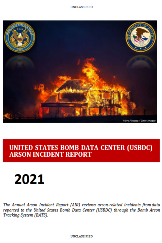 2021 Annual Arson Incident Report (AIR)