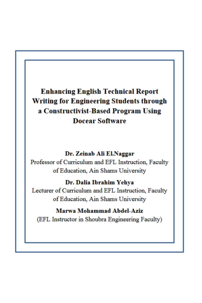 Enhancing English Technical Report Writing for Engineering Students