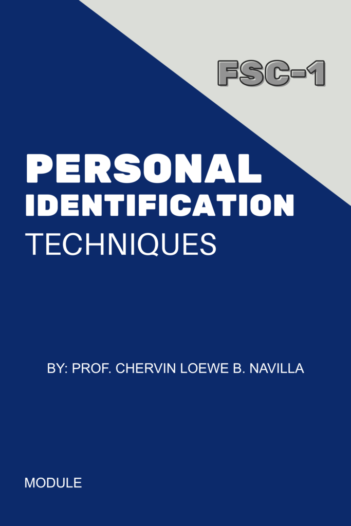 FSC 1 – Personal Identification Techniques