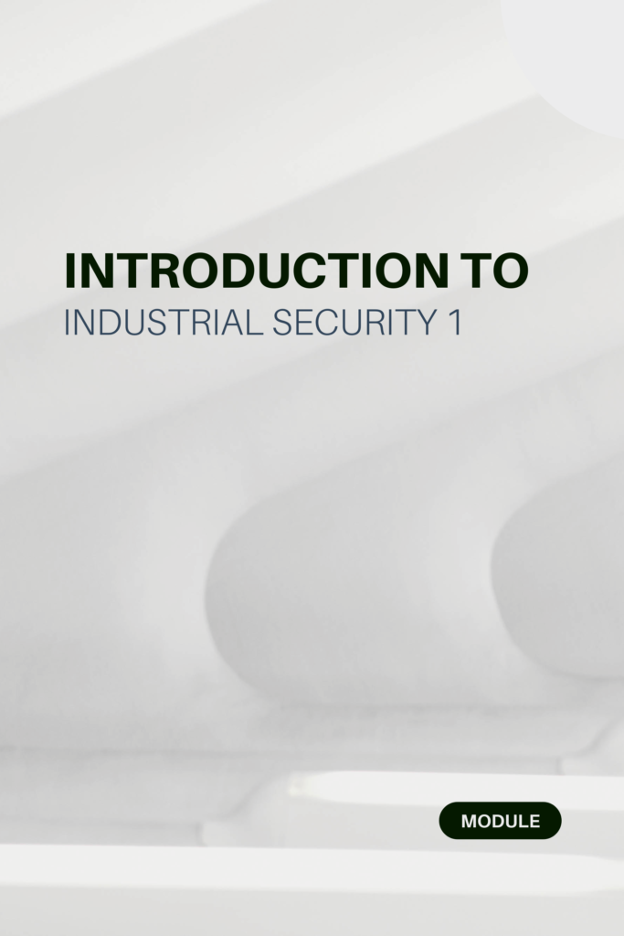 Introduction to Industrial Security