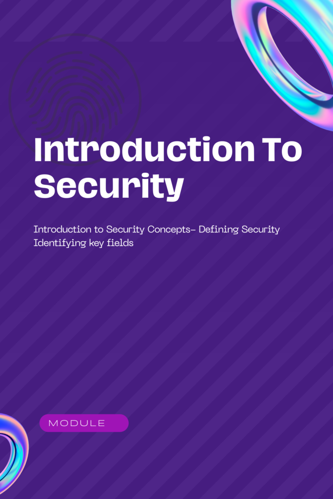 Introduction to Security
