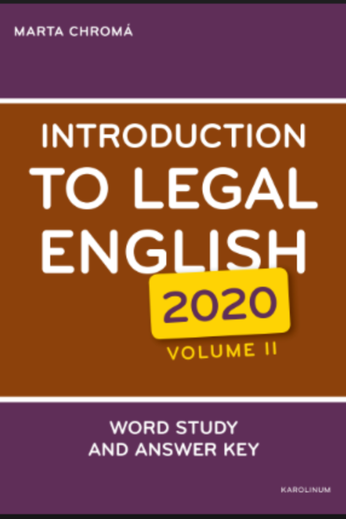Introduction to Legal English II